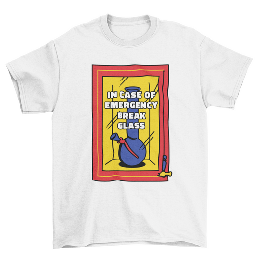 Emergency bong t-shirt